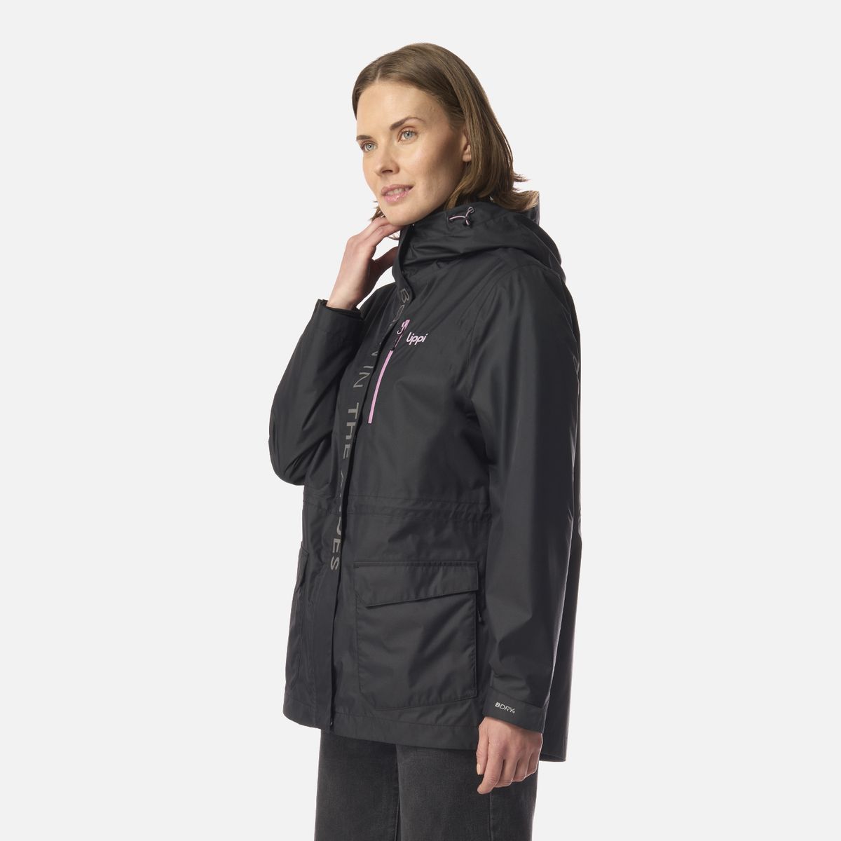 LIPPI - Chaqueta Mujer Streetwise B-Dry Hoody Jacket Negro Lippi