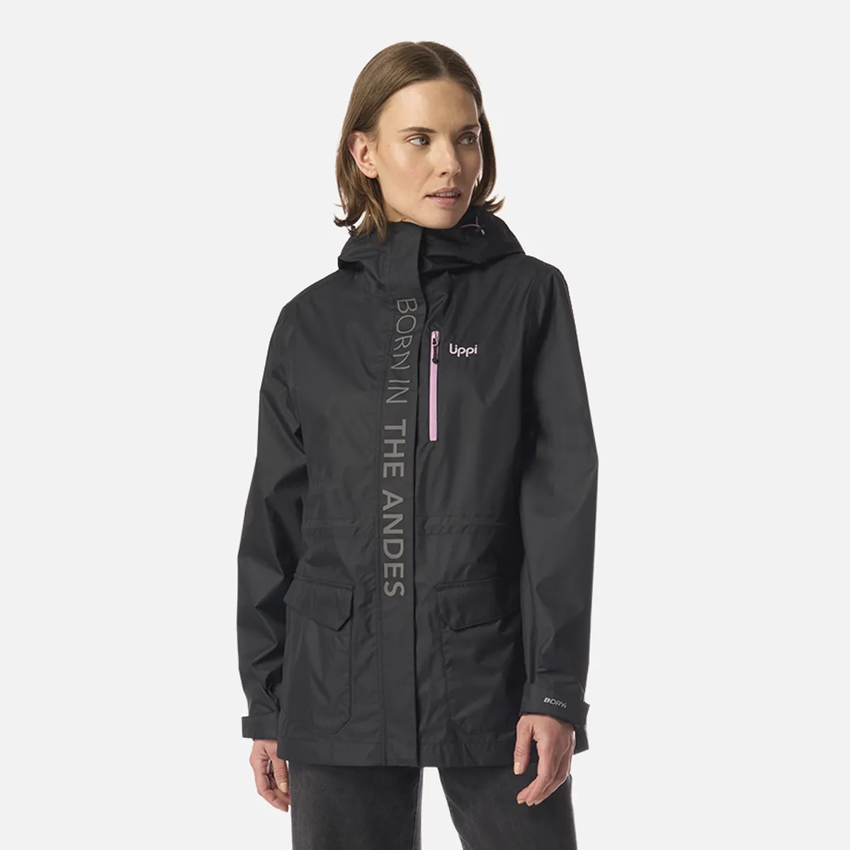 LIPPI - Chaqueta Mujer Streetwise B-Dry Hoody Jacket Negro Lippi