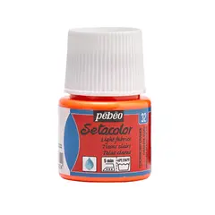 PEBEO - Pintura Para Tela Frasco 45 Ml Setacolor Textil Color 32 - Naranja Fluorescente