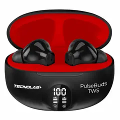 TECNOLAB - Audífonos TWS Bluetooth Touch USB-C Visor LED Colores - PS