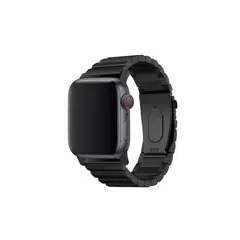 CELLBOX - Correa de Acero Inoxidable Rock para Apple Watch - 38 / 40 / 41 mm - Negro