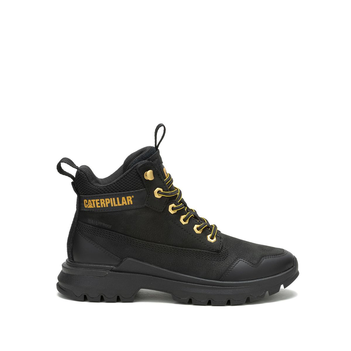 CAT - Zapatilla Con Caña Mujer Colorado Sneaker Wp Negro CAT
