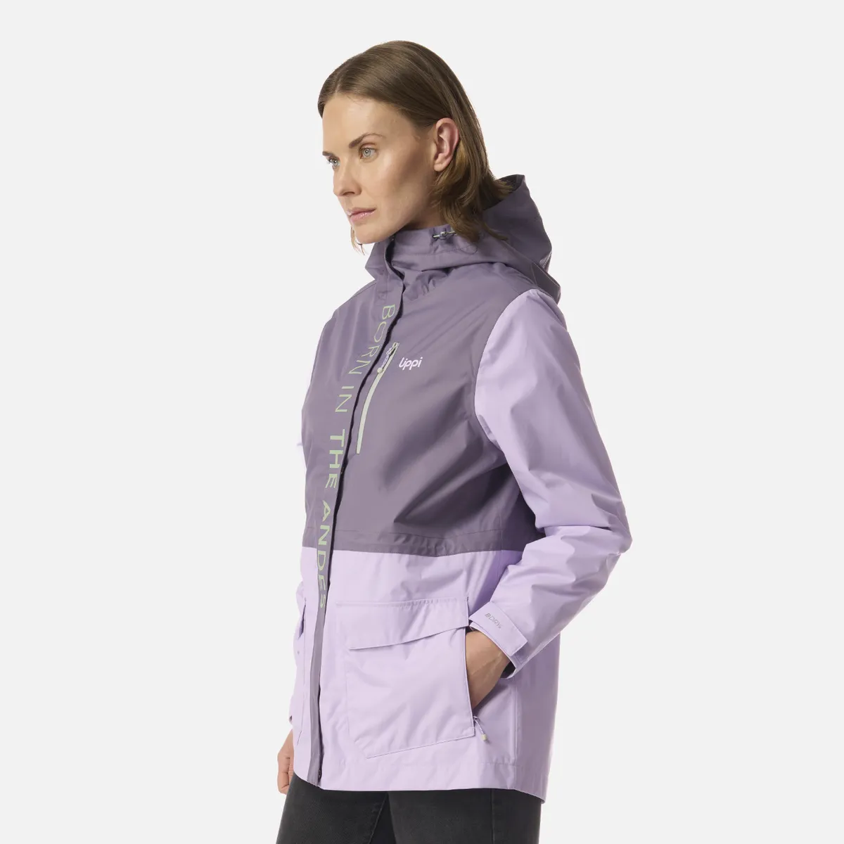 LIPPI - Chaqueta Mujer Streetwise B-Dry Hoody Jacket Violeta Lippi