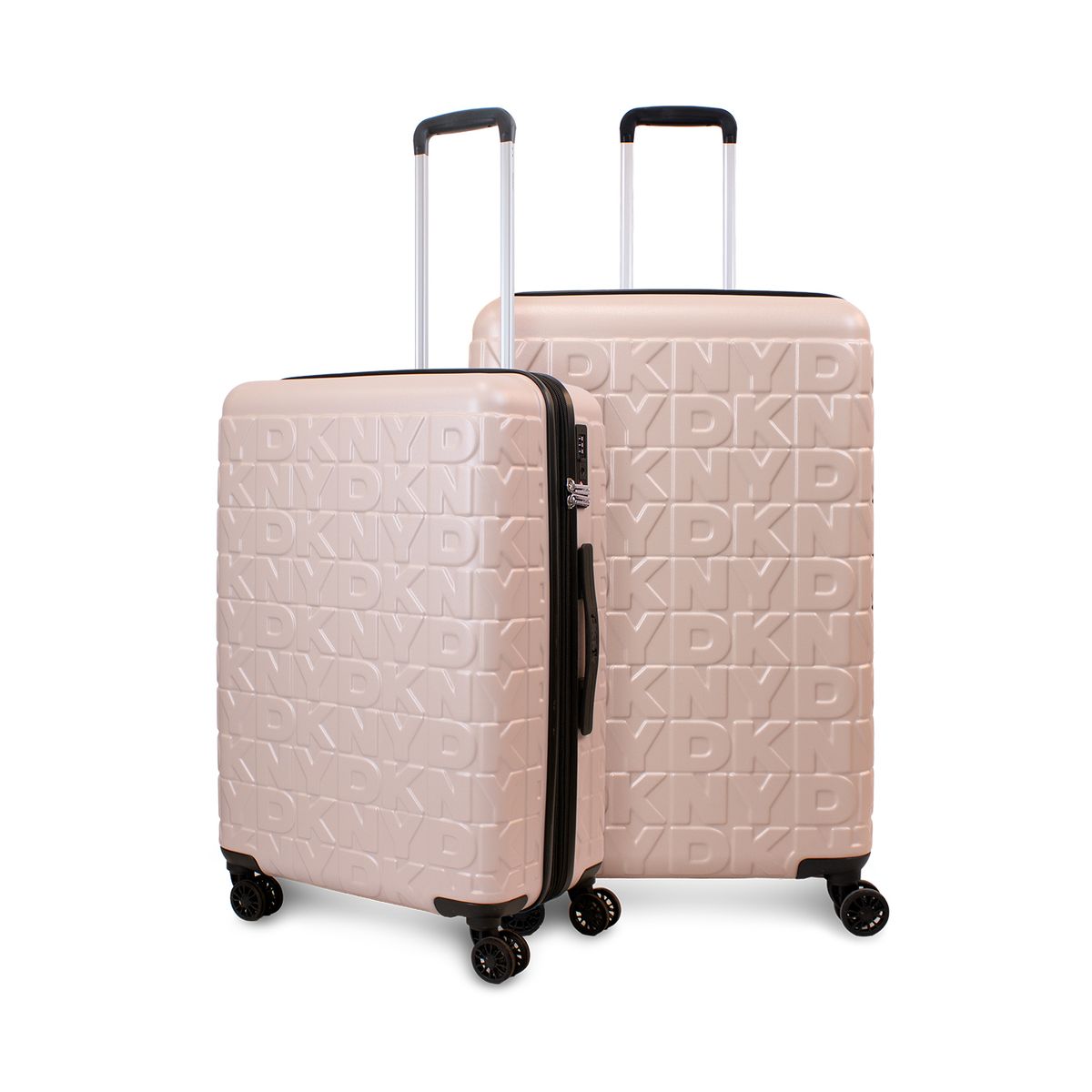 DKNY - Pack 2 Maletas Donna Karan Meghan M 20k + L 23k rosada DKNY