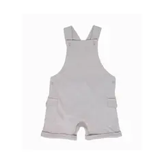 PUMUCKI - Jardinera Niño Gris Melange con Botones