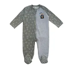 PUMUCKI - Enterito Pijama Franela Niño con Patitas Antideslizantes
