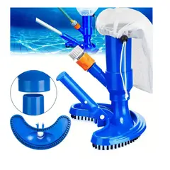GENERICO - Cabezal Cepillo Aspiradora Para Limpieza Piscina Por Succión Azul