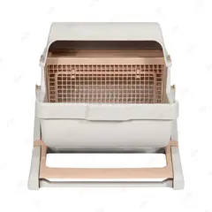 GENERICO - Arenero Gatos Semi-automático Michis Baño Sanitario Grande BELUG