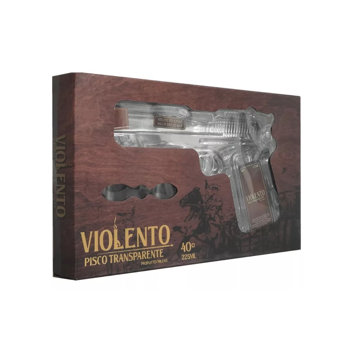 GENERICO - Pisco Violento 40° Transparente 225ml