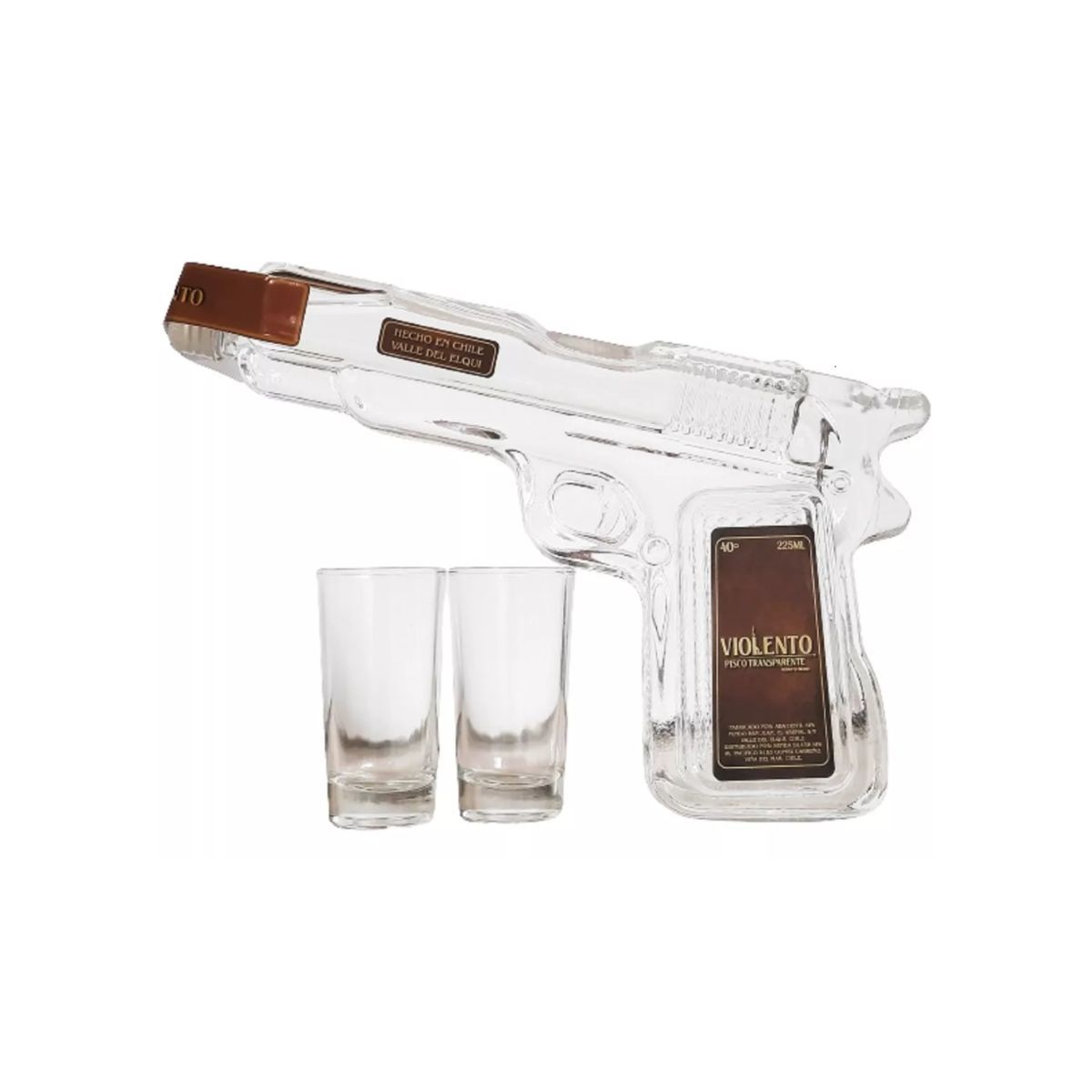 GENERICO - Pisco Violento 40° Transparente 225ml