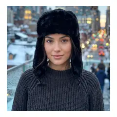 EKOL TACTICA MILITAR - Gorro Ruso Ushanka Con Orejeras Peludo Termico Invierno Mujer