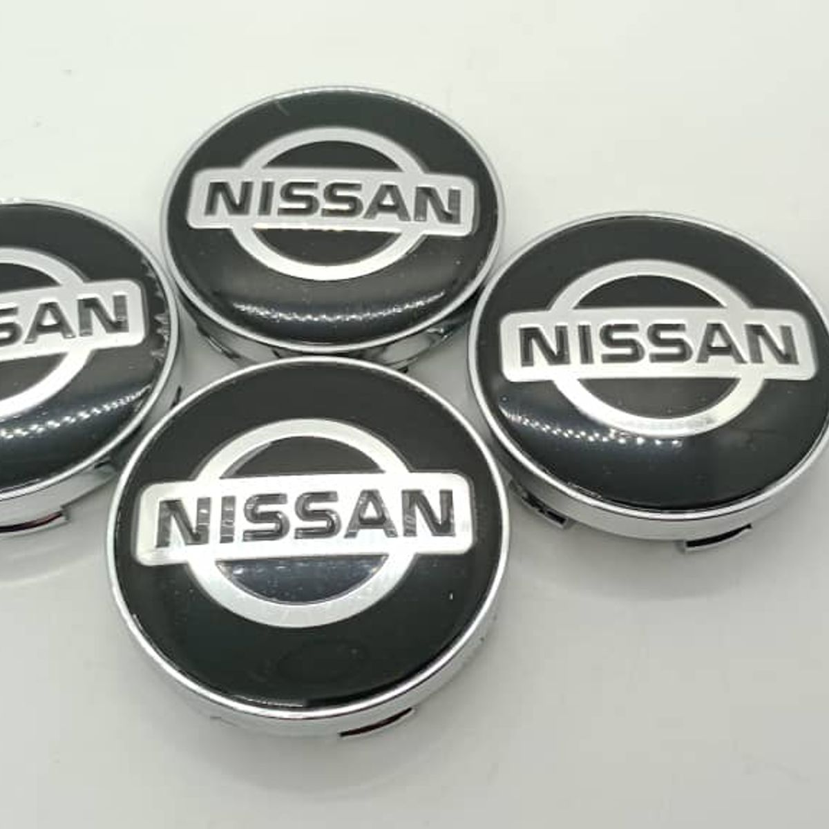 GENERICO - Set X4 Tapas centro de Llantas de autos 60mm universal  nissan