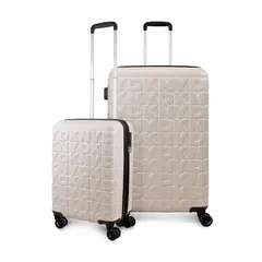 DKNY - Pack 2 Maletas Donna Karan Meghan S 10k + L 23k beige