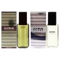 ANTONIO PUIG - Quorum Gift Set Hombre 2 Piezas EDT 101 ml EDT + 101 ml Silver EDT