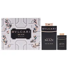 BVLGARI - Man In Black Gift Set Hombre 2 Piezas EDP 101 ml EDP + 15 ml EDP