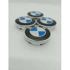 GENERICO - Set X4 Tapas centro de Llantas de autos 60mm universal bmw