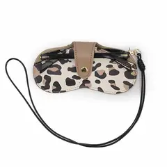 GENERICO - Funda Estuche Para Lentes animal print Con Strap Colgante Unisex Moda