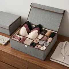 ARMONIA - Organizador Ropa, Calcetines Y Accesorios Gris 607 Calidad Premium