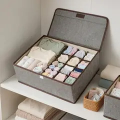 ARMONIA - Organizador De Bebé Ropa, Calcetines Y Accesorios Gris 607