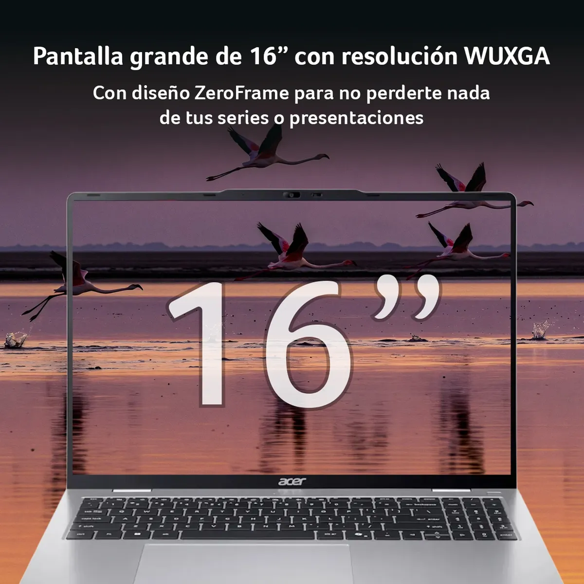 ACER - Notebook IA Acer Aspire Lite AL16-53P-578Y-3 Intel Core Ultra 5 8GB RAM 512GB SSD 16" WUXGA