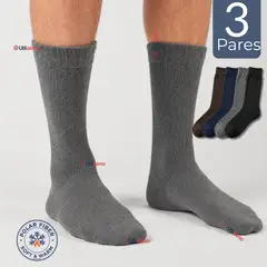 UTILISIMO - Pack 3 Pares Calcetines Térmicos Corte Alto Hombre Surtidos