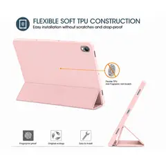 GENERICO - Carcasa Smart Cover Ranura Para Tablet Samsung S11 11 Rosado