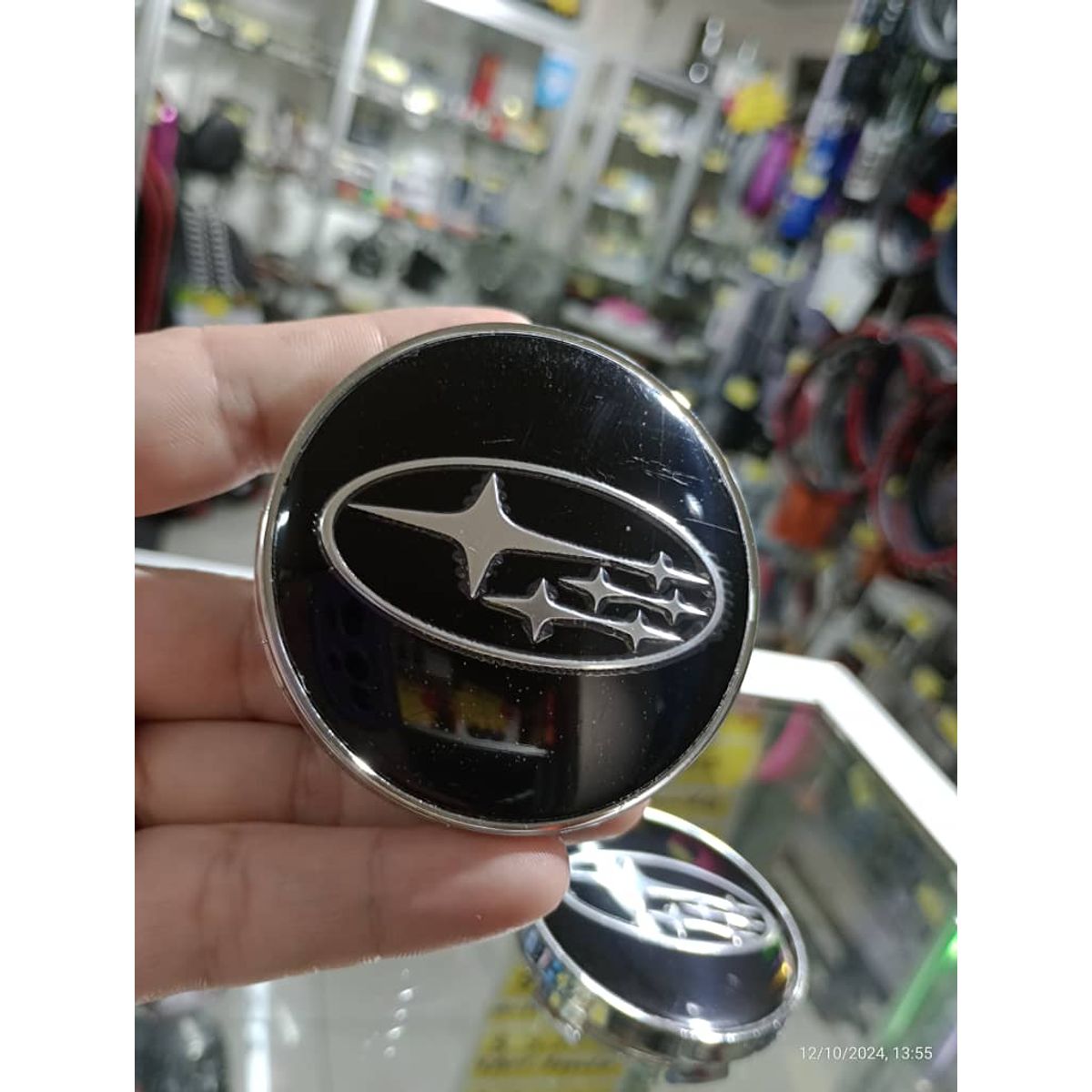GENERICO - Set X4 Tapas centro de Llantas de autos 56mm universal subaru