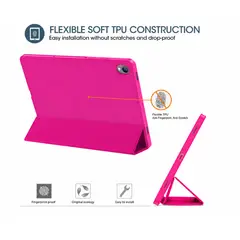 GENERICO - Carcasa Smart Cover Ranura Para Tablet Samsung S11 11 Fucsia