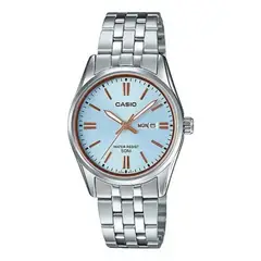 CASIO - Reloj Analogo Plateado MTP-1335D-2AV