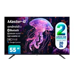 MASTER G - Smart TV Led 55" Android 4K Bluetooth MGAE55F Master-G