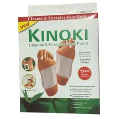 OEM - Parches Adhesivos para Pies Relajantes y Energizantes Kinoki x10