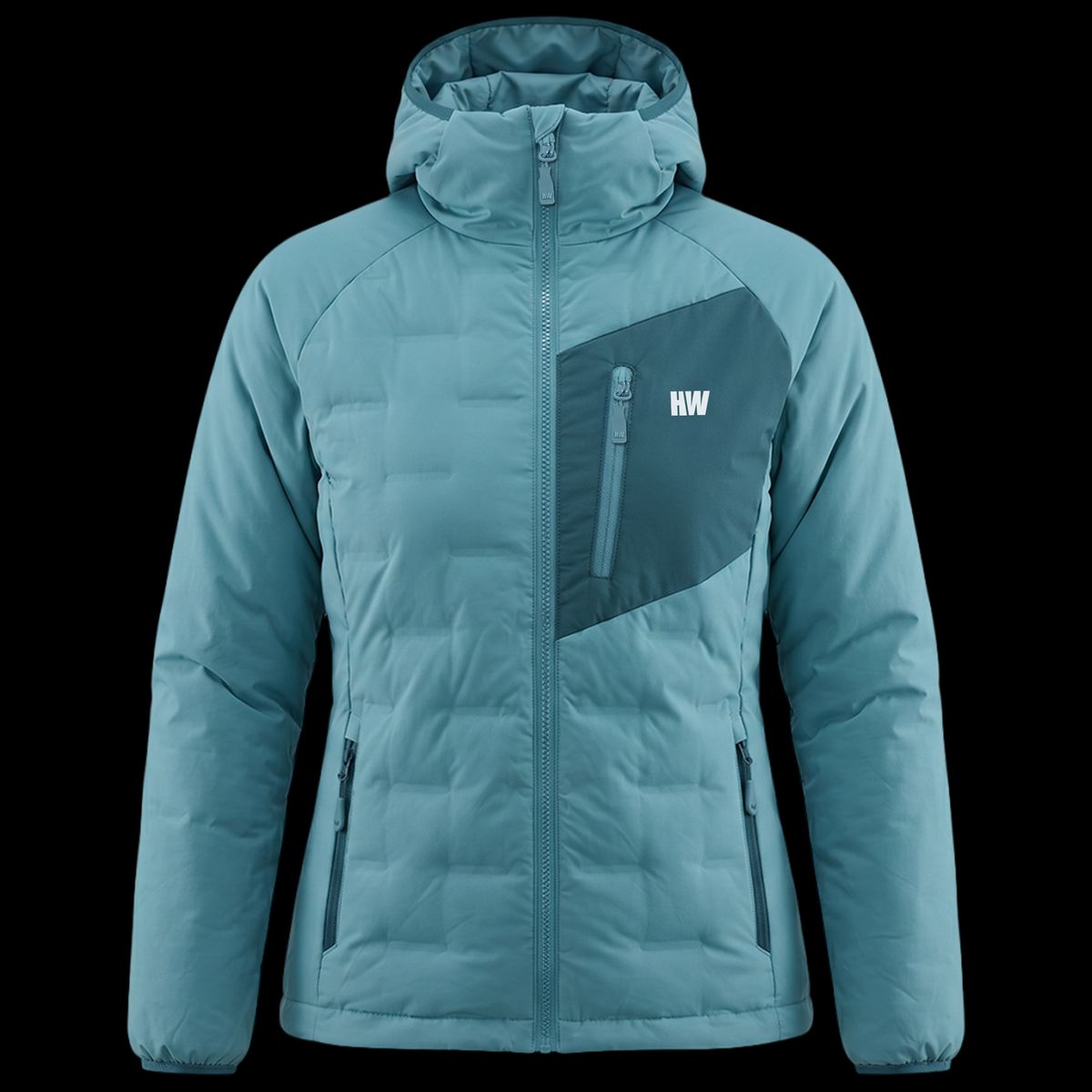 HARDWORK - Parka Insulada HW Explorer Mujer Aqua
