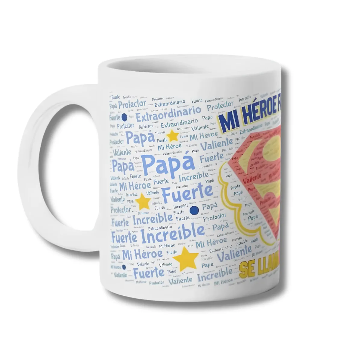 GENERICO - Tazon Mi Heroe Favorito se llama Papá Taza Sublimada 325ml
