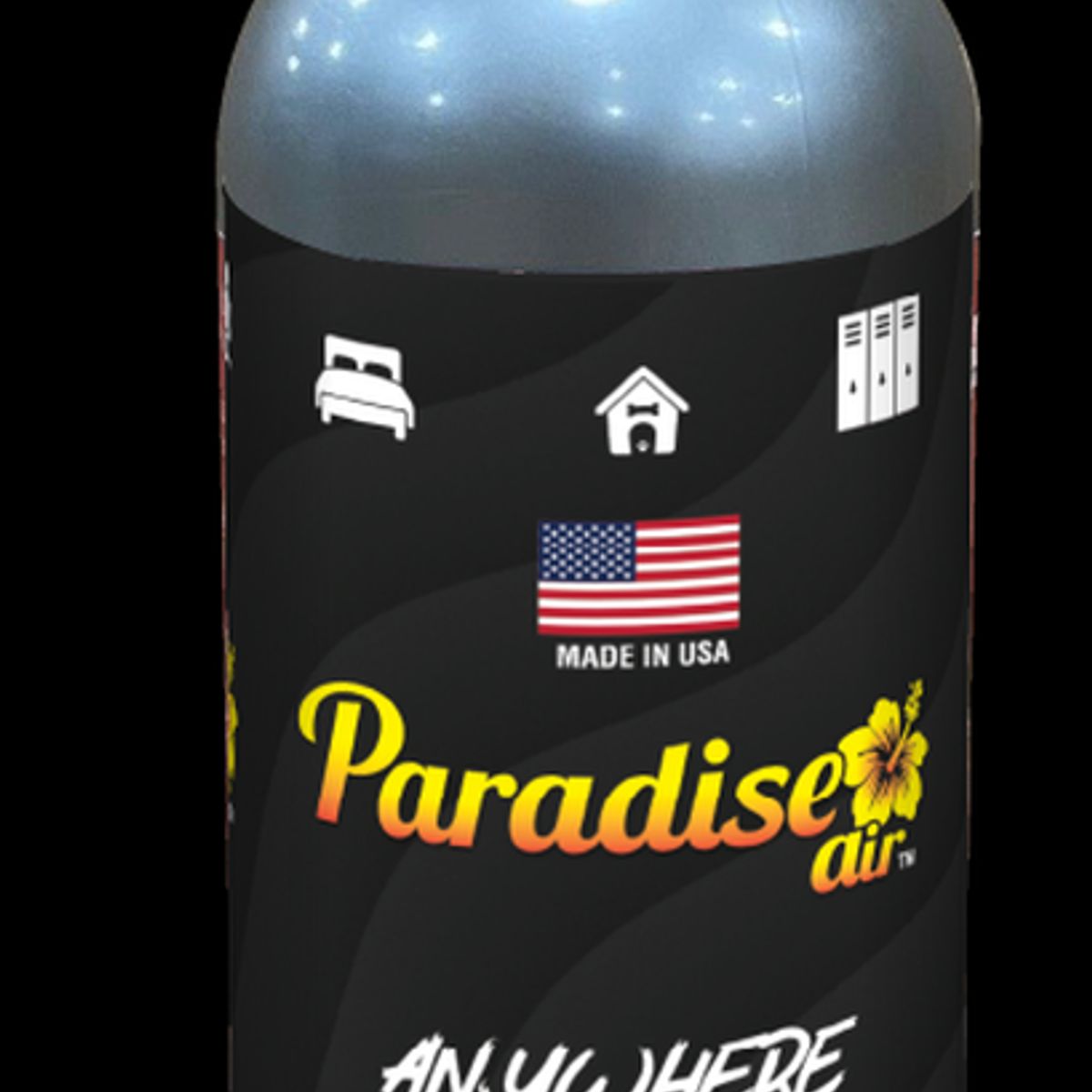 PARADISE - Aromatizante Paradise Air Spray Eliminador de Olores Black 207g