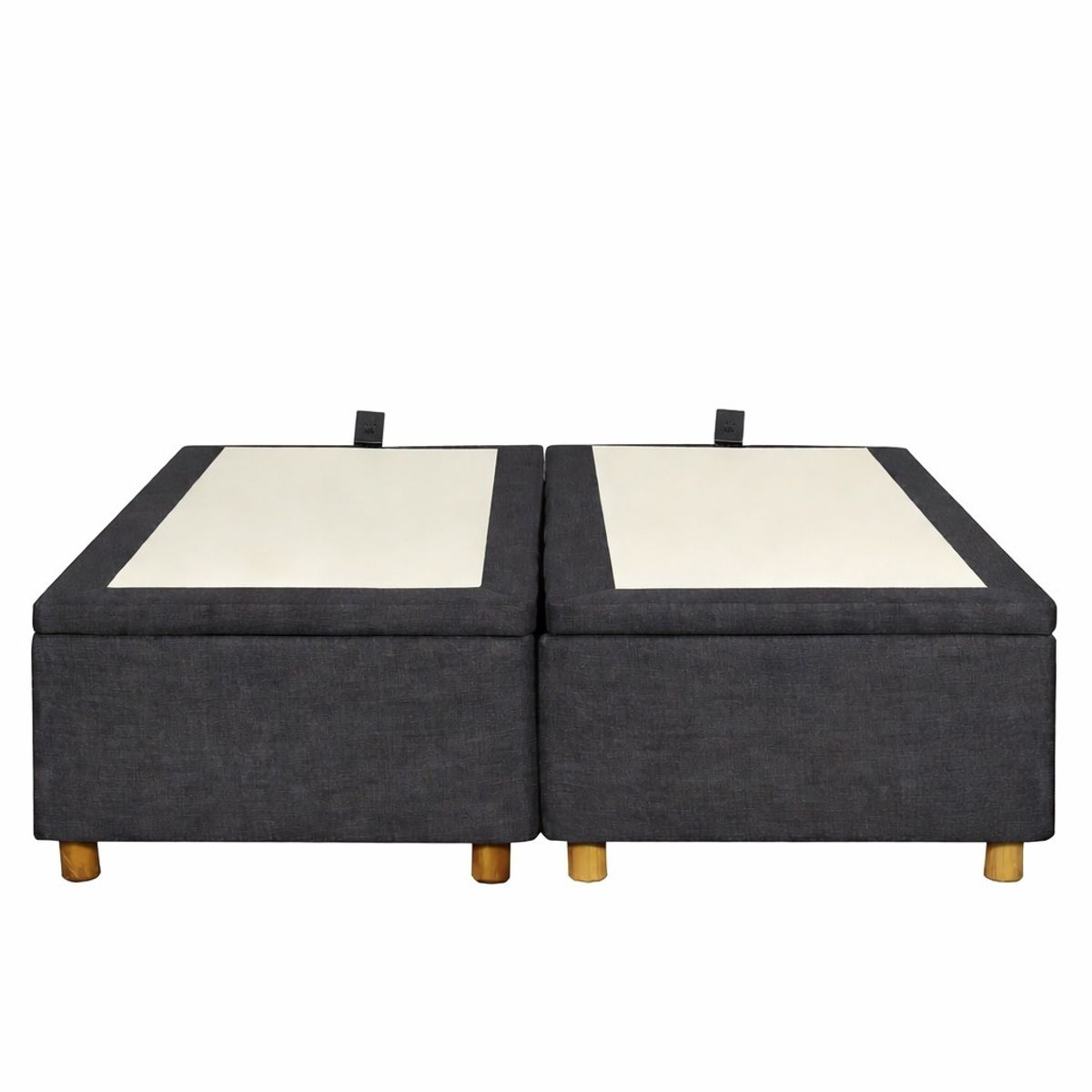 GENERICO - Base Baul King Onyx Con Sistema Hidráulico Color Gris Oscuro