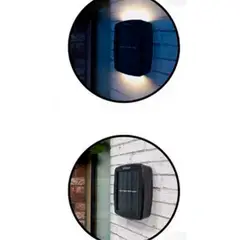 GENERICO - Foco Solar Doble LED Exterior Impermeable Carga Solar