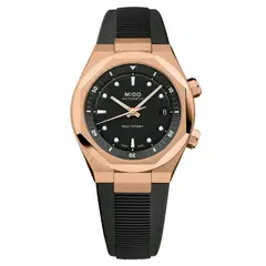 MIDO - Reloj Multifort Multifort 8 Two Crowns Resina Negro