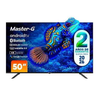 Master G Smart Tv Led 50"" Android 4K Bluetooth Mgae50F