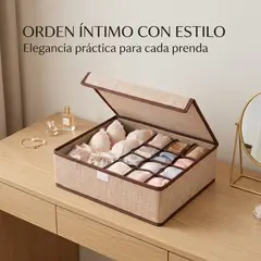 ARMONIA - Organizador Femenino Calcetines Y Accesorios Beige 607 Versátil