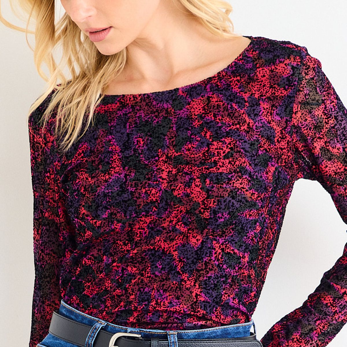 ASH - Polera Fantasia Mujer Rojo Ash