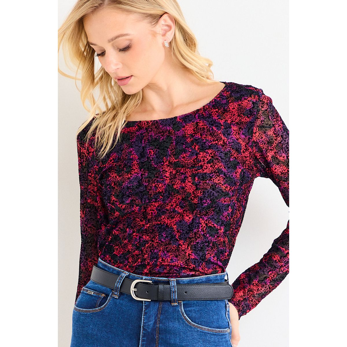 ASH - Polera Fantasia Mujer Rojo Ash