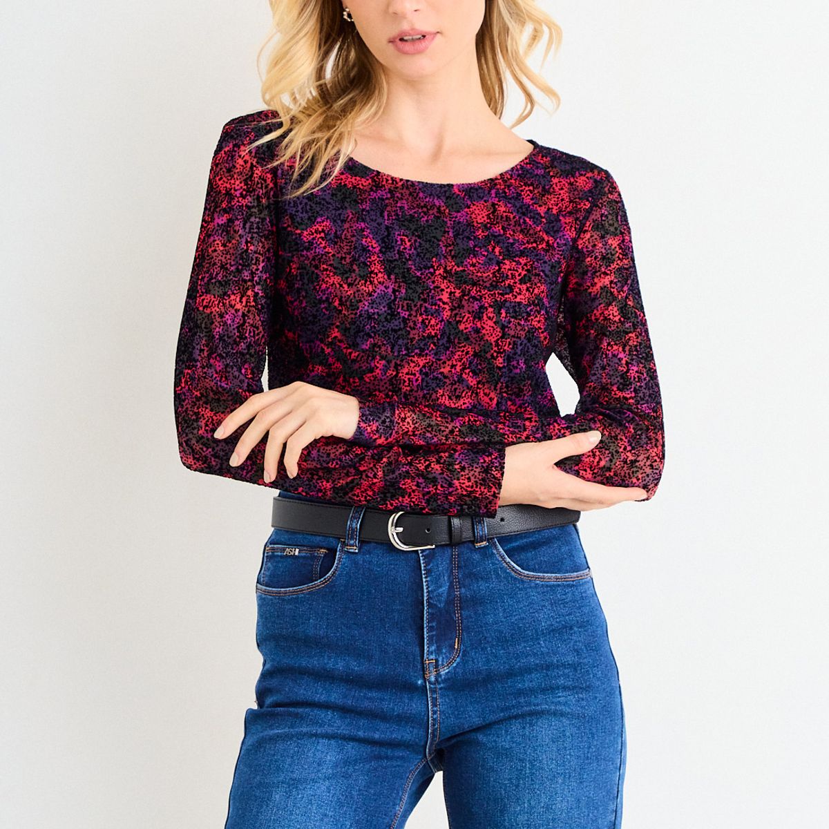 ASH - Polera Fantasia Mujer Rojo Ash