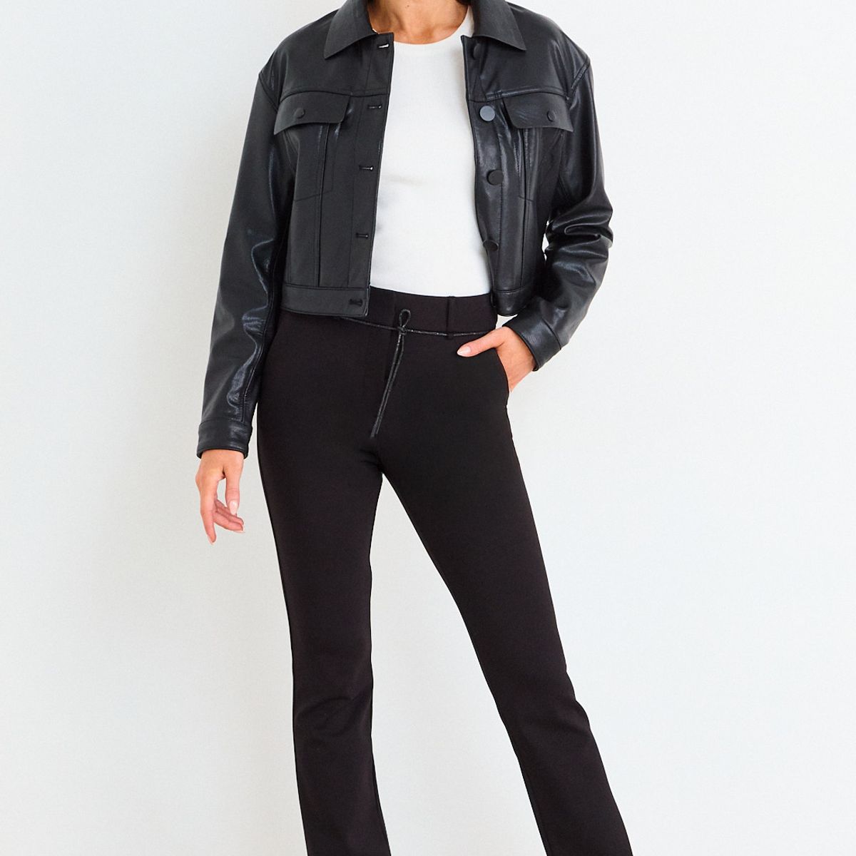 ASH - Calza Flare Mujer Negro Ash