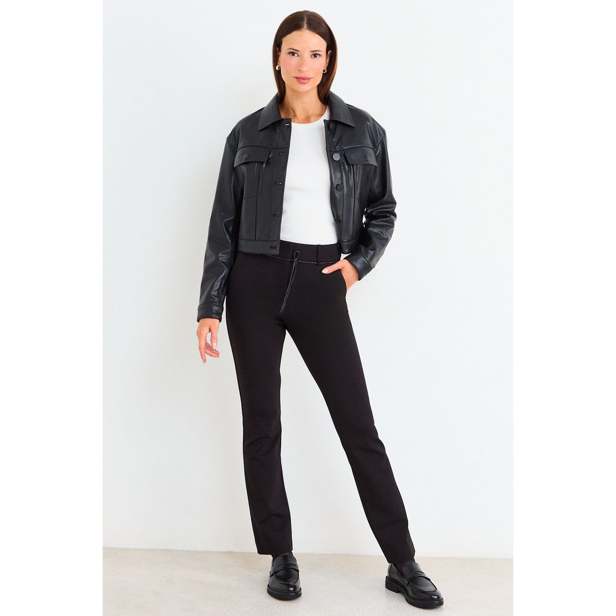 ASH - Calza Flare Mujer Negro Ash