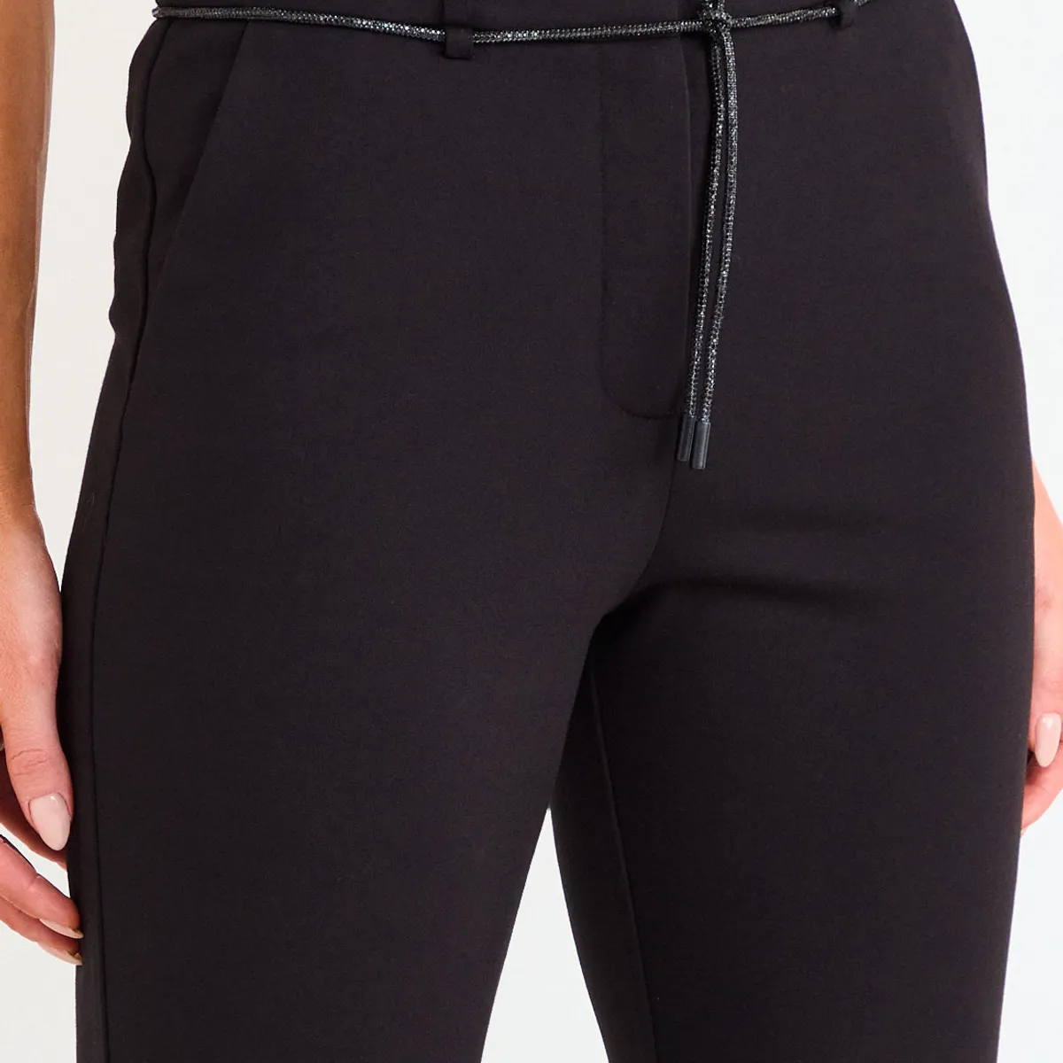 ASH - Calza Flare Mujer Negro Ash