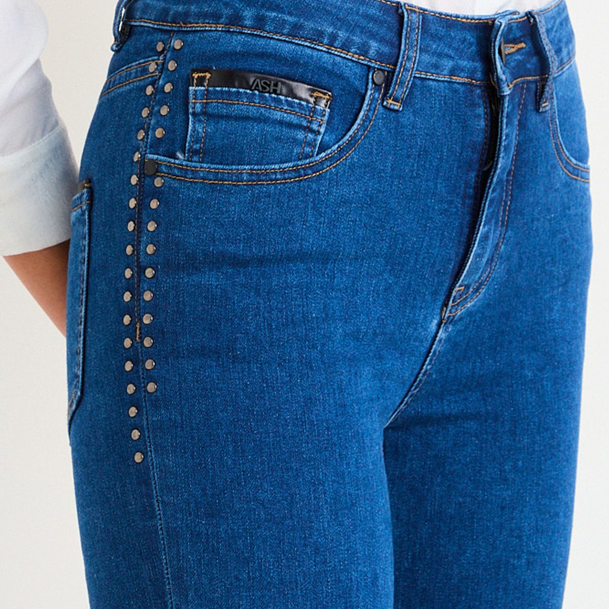 ASH - Skinny Jeans Mujer Azul Marino Ash