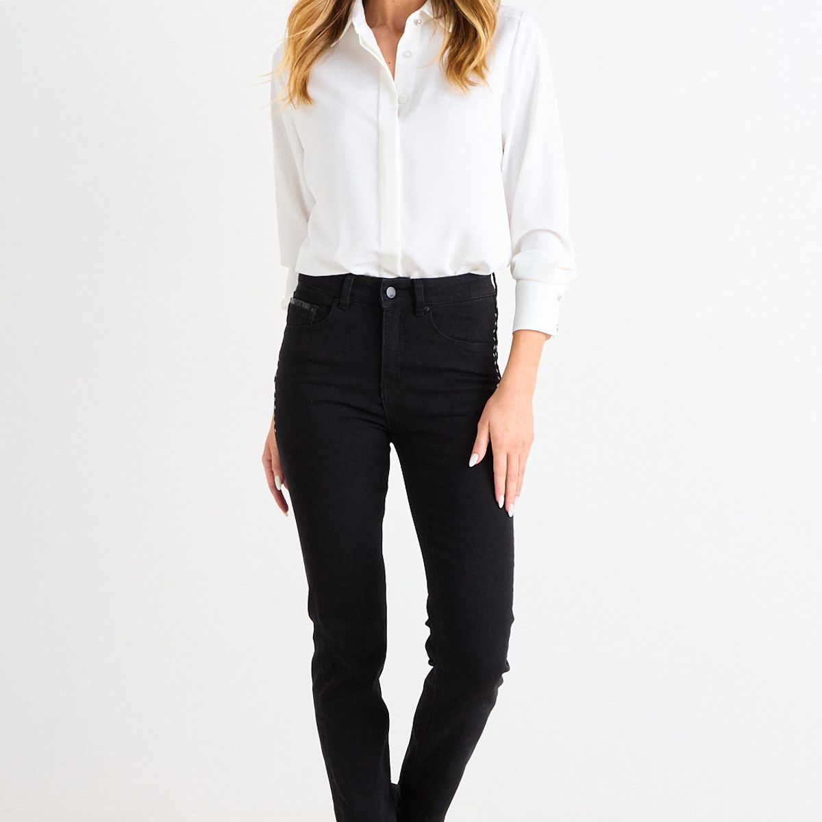 ASH - Skinny Jeans Mujer Negro Ash