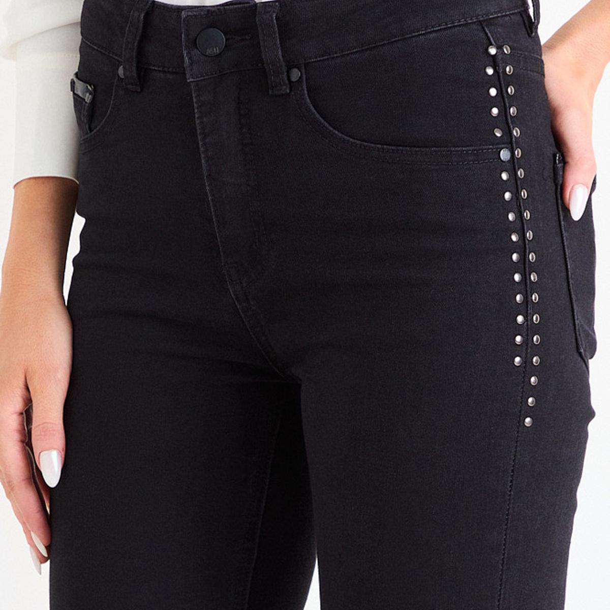 ASH - Skinny Jeans Mujer Negro Ash