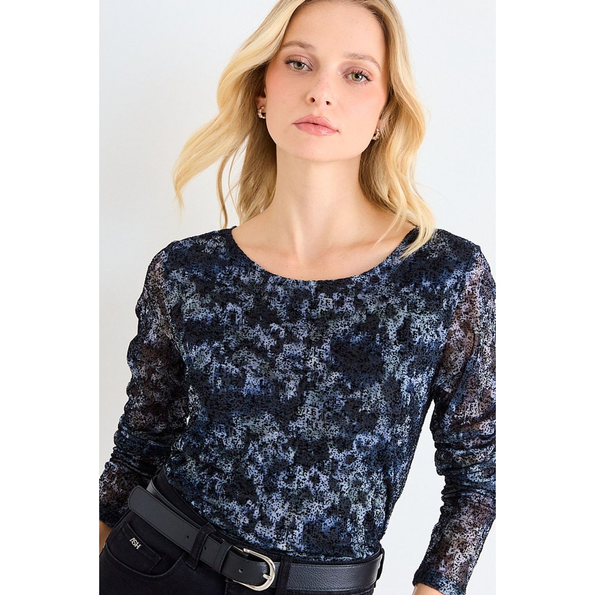 ASH - Polera Fantasia Mujer Negro Ash