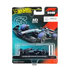 HOT WHEELS - Auto Formula 1 Mercedes W16 2025 #63 George Russell HotWheels Premium 1:64